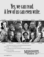 Famous Mississippi Author Poster